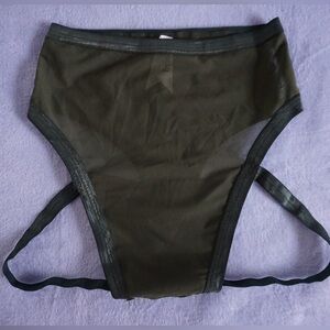 CantiqLA Boutique Mesh Livi Thong in Succulent Size S